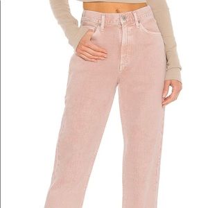 Citizens of Humanity Marlee relaxed tapered jeans pink 30 NWT